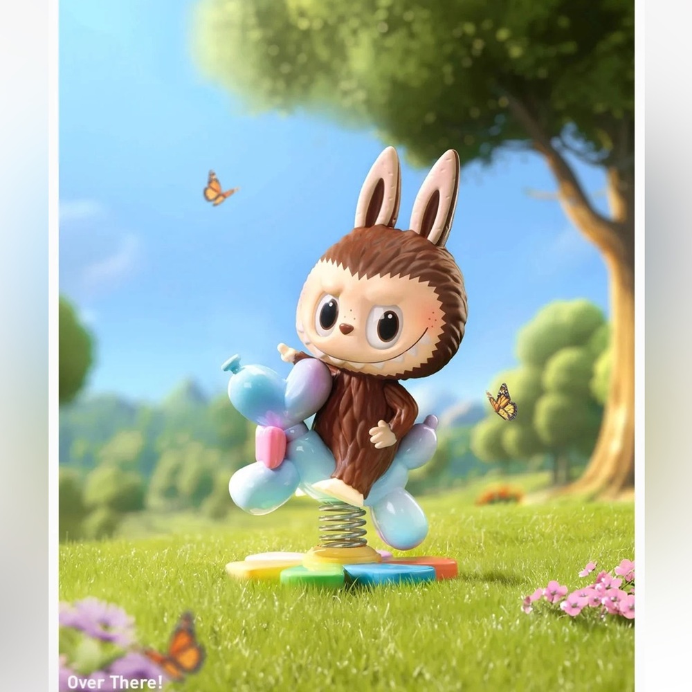 POP MART Finding MOKOKO Series Figure Labubu [Over There!] NEW- A Chaser Item!